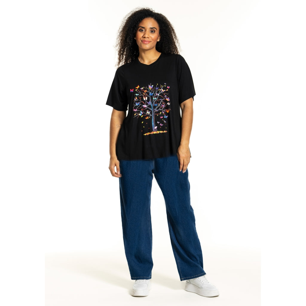 Studio SBella T-Shirt with print T-Shirt Black