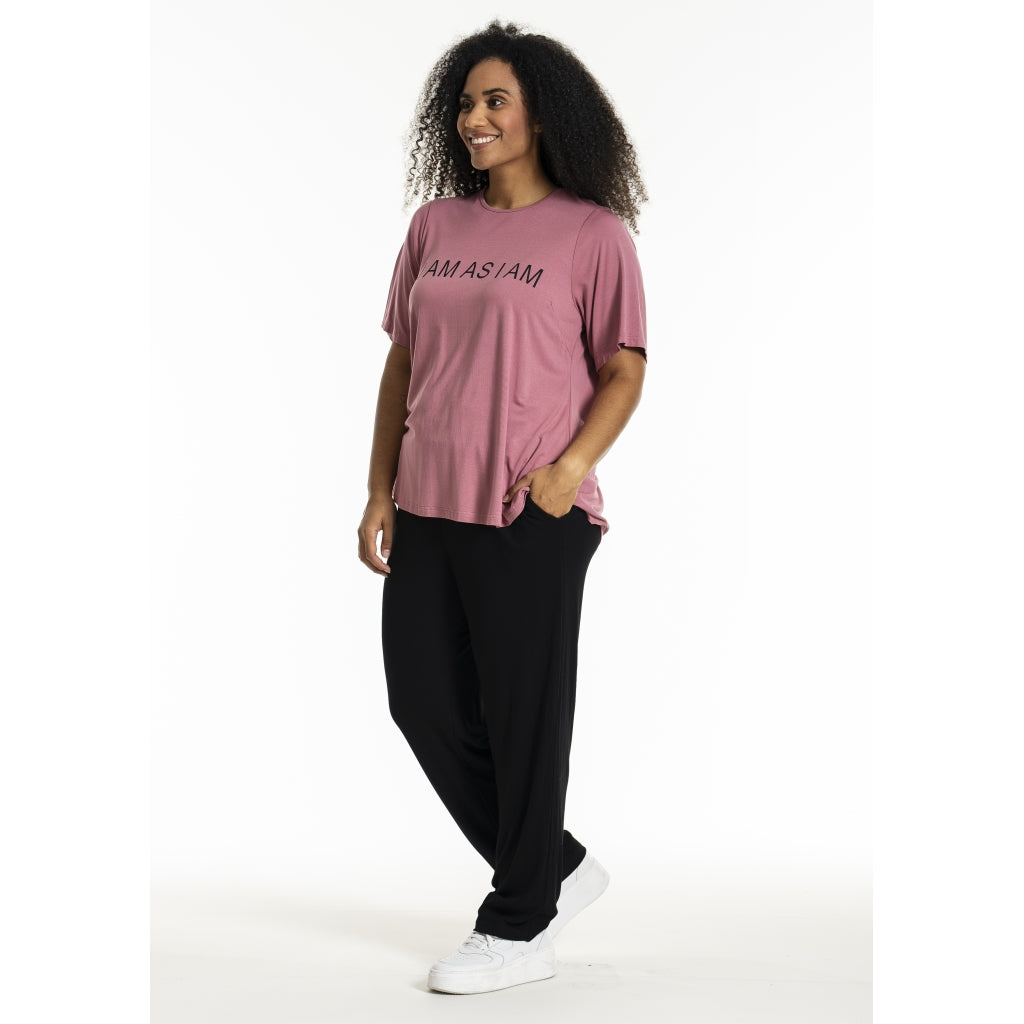 Studio SBella T-Shirt with print T-Shirt Rose with black