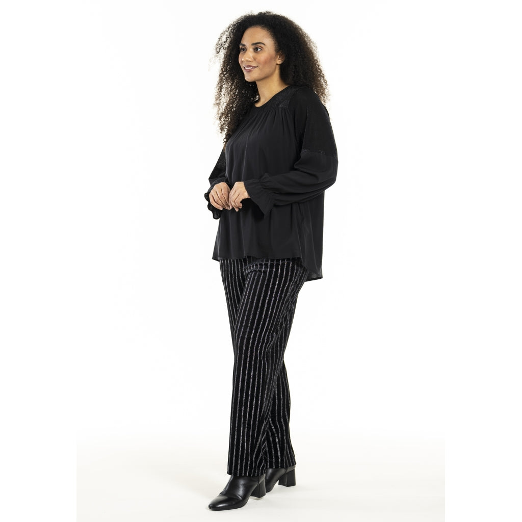 Studio SHerla Trousers Trousers black with Silver