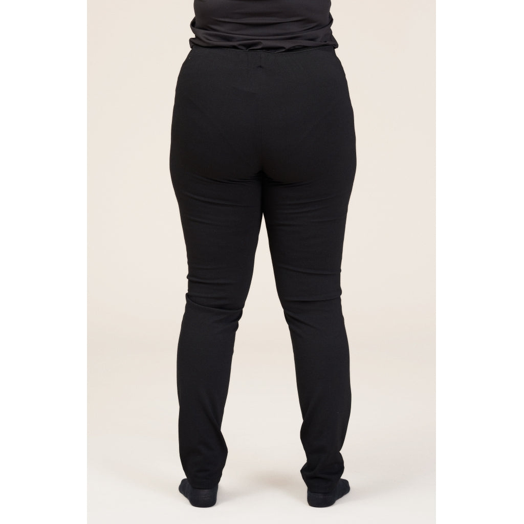 Studio Læder look leggings fra STUDIO CLOTHING Leggings Black
