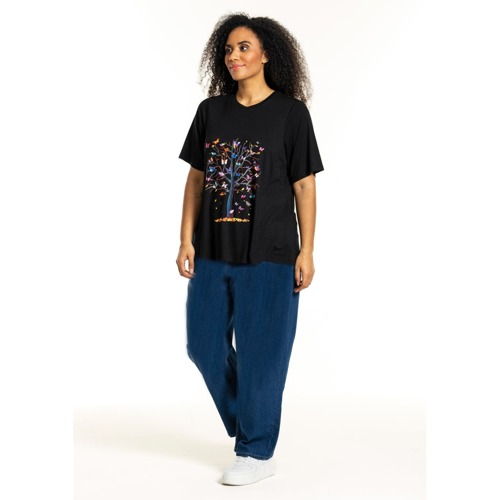 Studio SBella T-Shirt with print T-Shirt Black