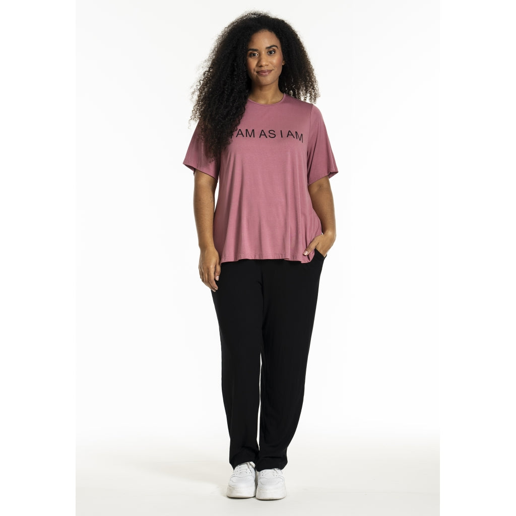 Studio SBella T-Shirt with print T-Shirt Rose with black