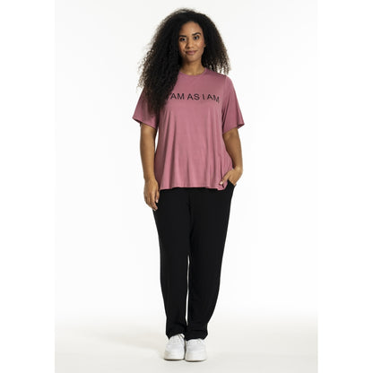 Studio SBella T-Shirt with print T-Shirt Rose with black
