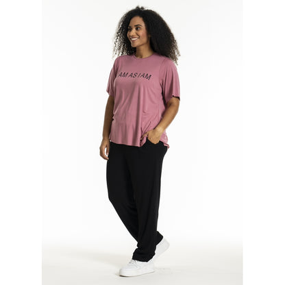 Studio SBella T-Shirt with print T-Shirt Rose with black