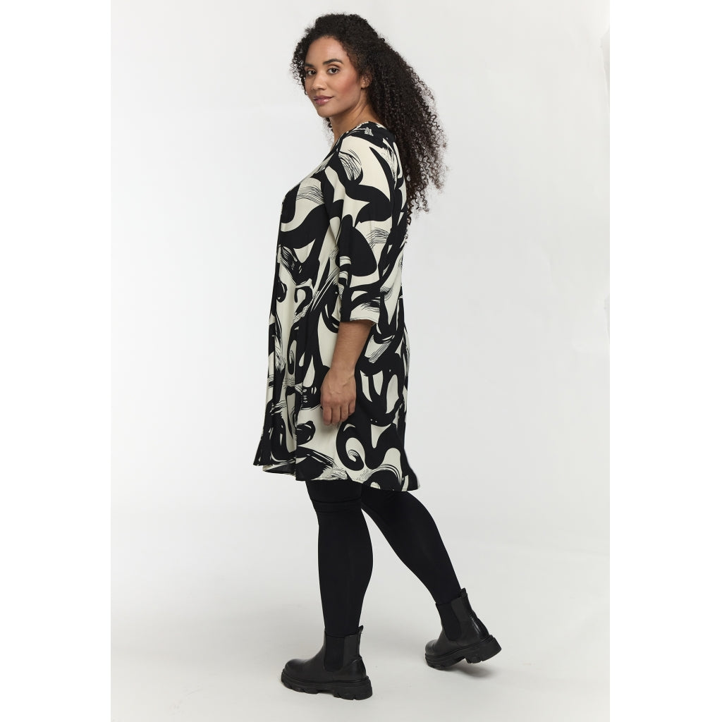 Studio SBirgitte Dress Dress Black with white design