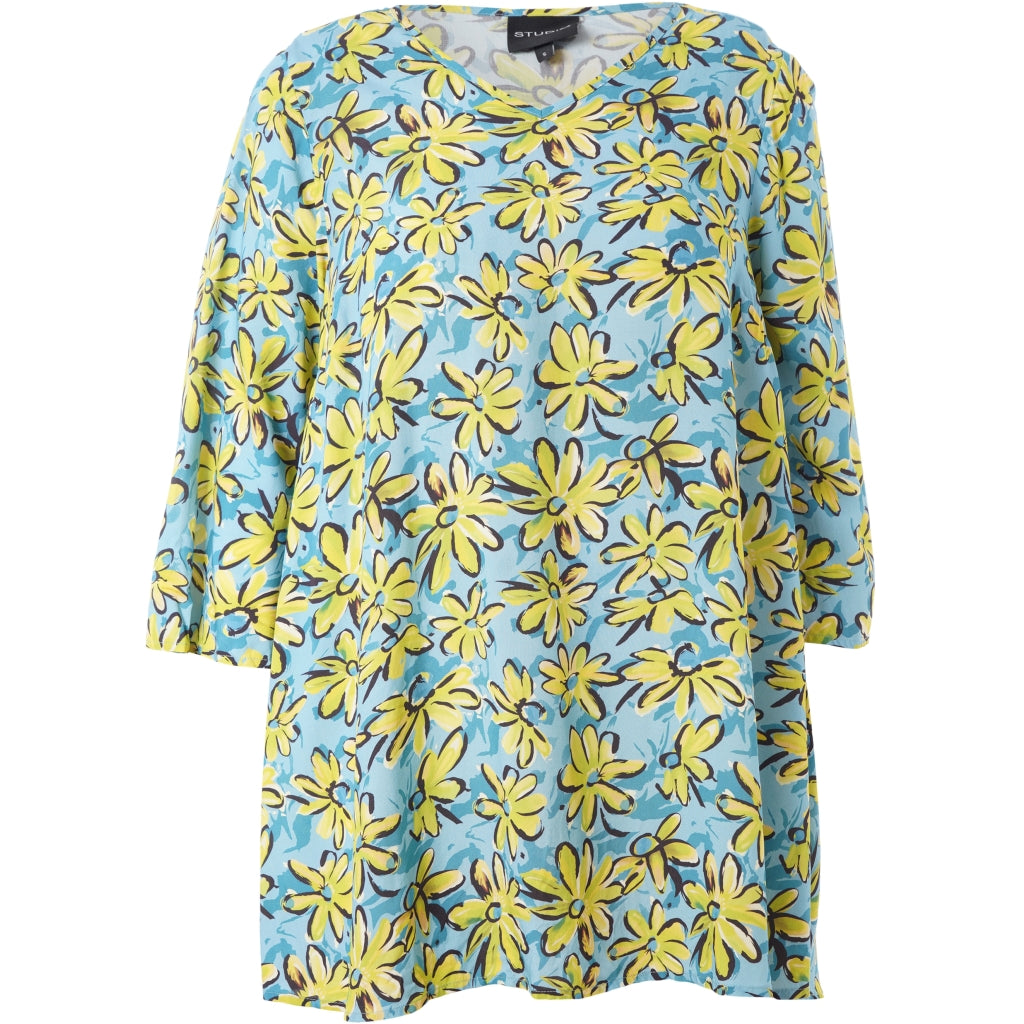Studio SCamilla Tunic Tunic Blue yellow green flowers