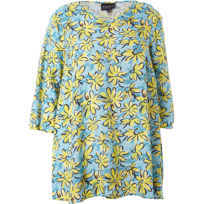Studio SCamilla Tunic Tunic Blue yellow green flowers
