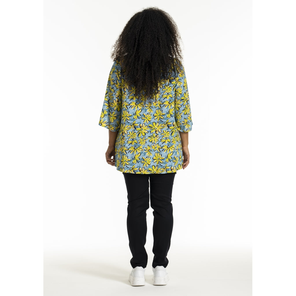 Studio SCamilla Tunic Tunic Blue yellow green flowers