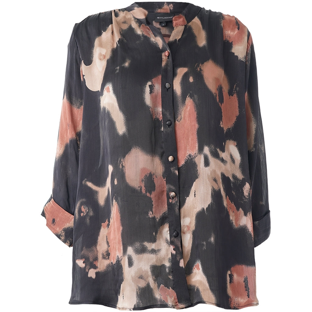 Studio SCharlotte Shirt Shirt Black with brown shades