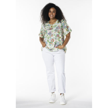 Studio SEsther Blouse Blouse Circle green mix