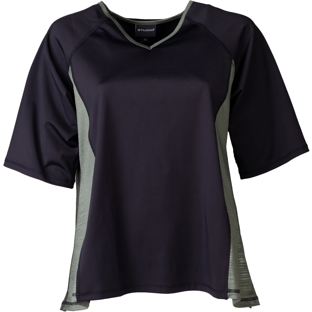 Studio SFitness T-shirt T-Shirt Black with Green