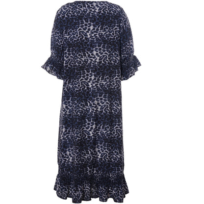 Studio SGena Dress Dress Navy animal print