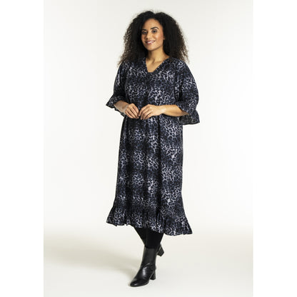 Studio SGena Dress Dress Navy animal print