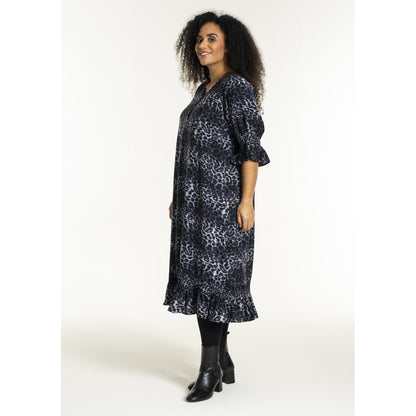Studio SGena Dress Dress Navy animal print