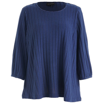 Studio SIlana Knitted Blouse Blouse Navy