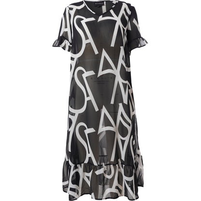 Studio SKarin Dress Dress Black with white hearts