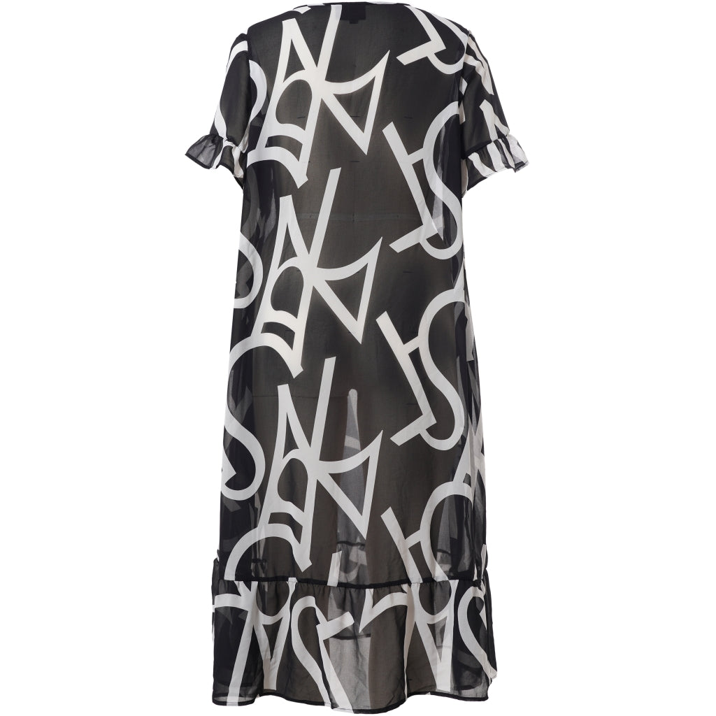 Studio SKarin Dress Dress Black with white hearts