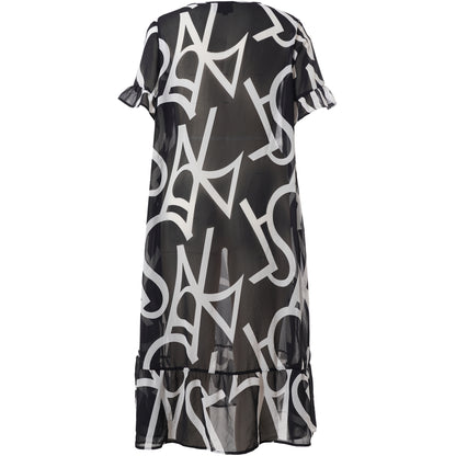 Studio SKarin Dress Dress Black with white hearts