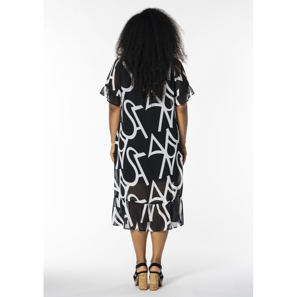 Studio SKarin Dress Dress Black with white hearts