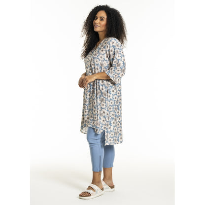 Studio SLena pants with zipper 7/8 Pant light Blue