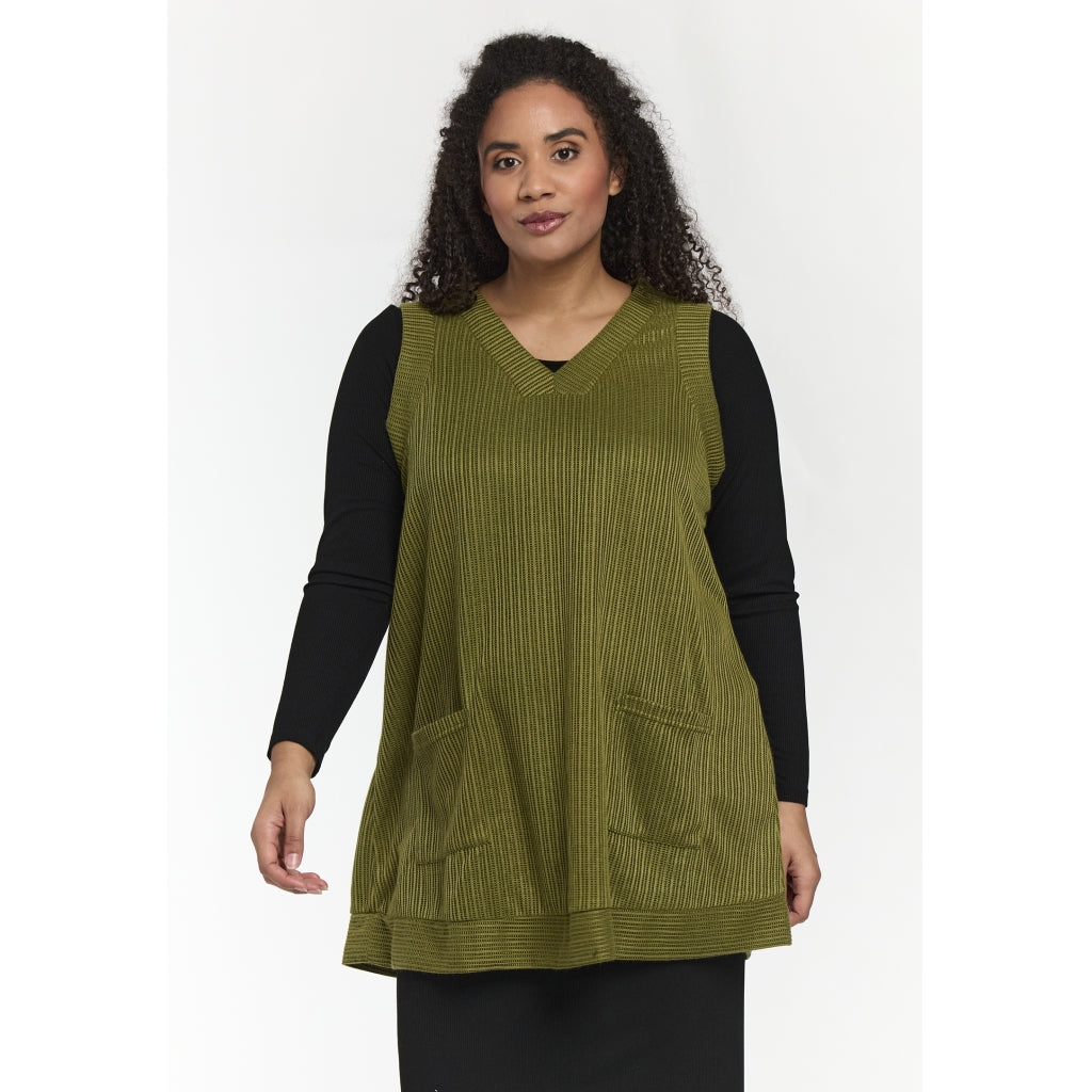 Studio SLily Vest Dress Dress Green