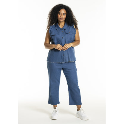 Studio SLora Trousers Trousers Light Blue Denim