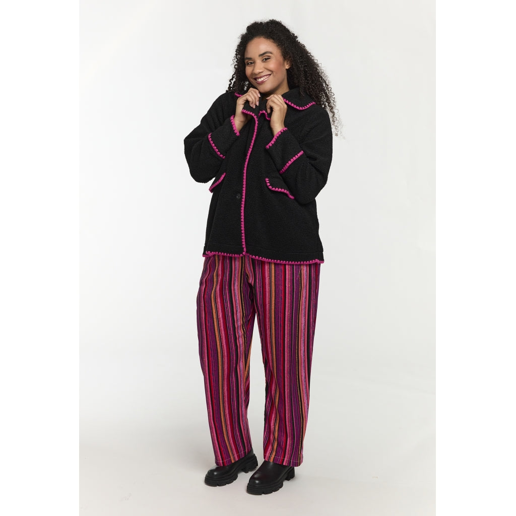 Studio SMaria Jacket Jacket Black with Pink