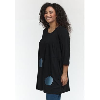 Studio SRonja Tunic Tunic Black with petrol